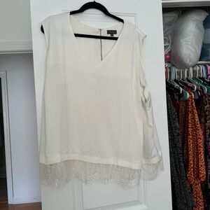 The Limited white lace tank